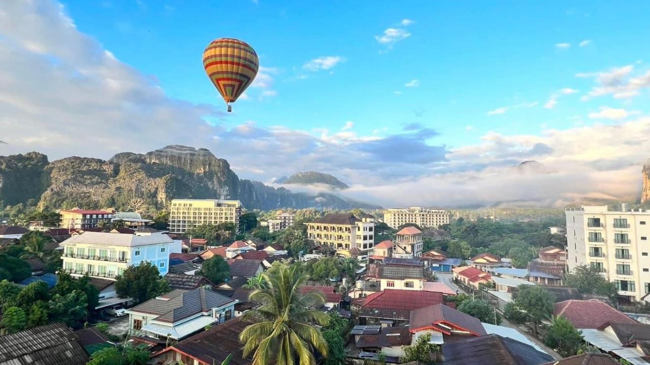 Vang Vieng Topview Hotel Eksteriør billede