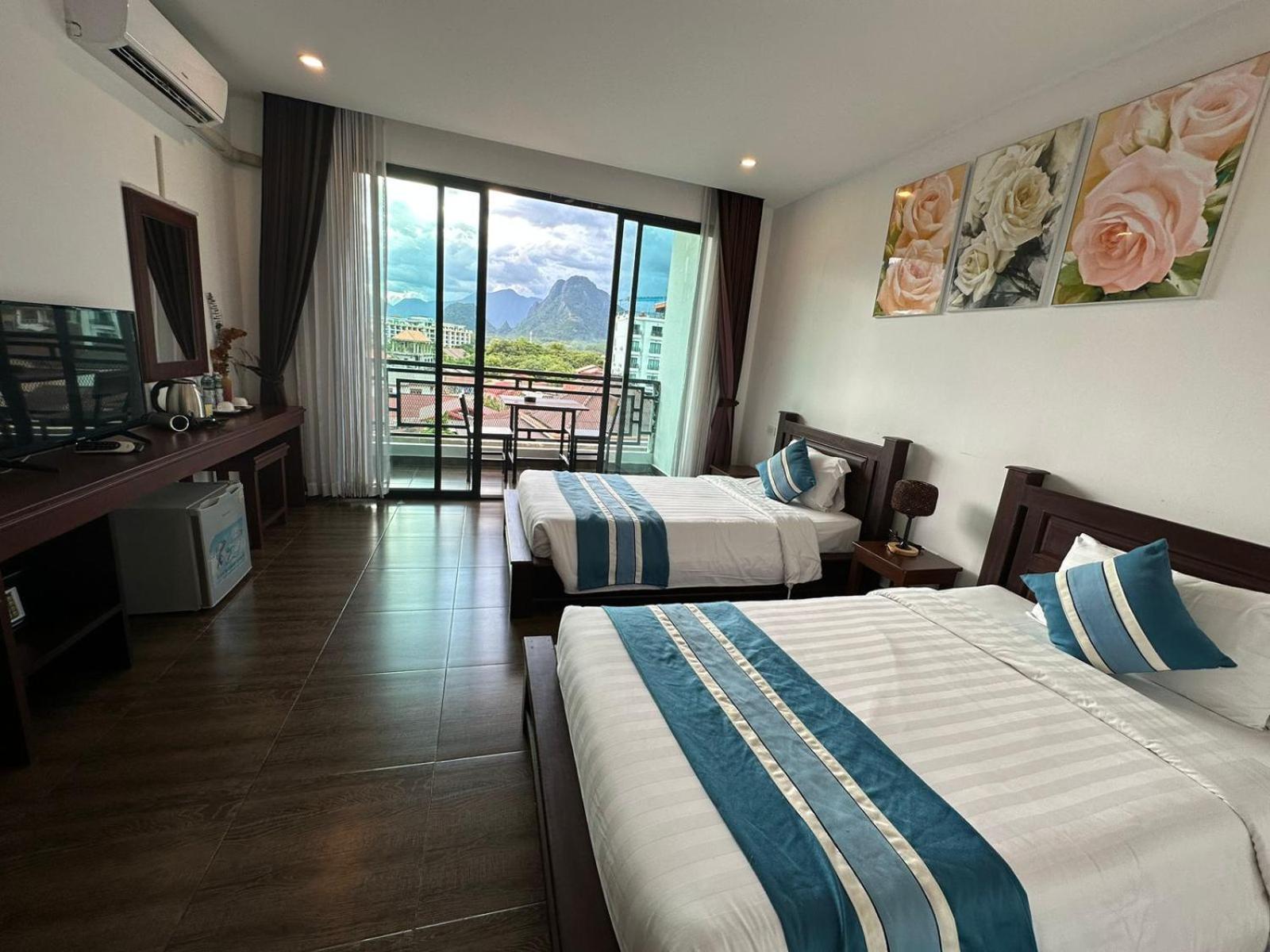 Vang Vieng Topview Hotel Eksteriør billede