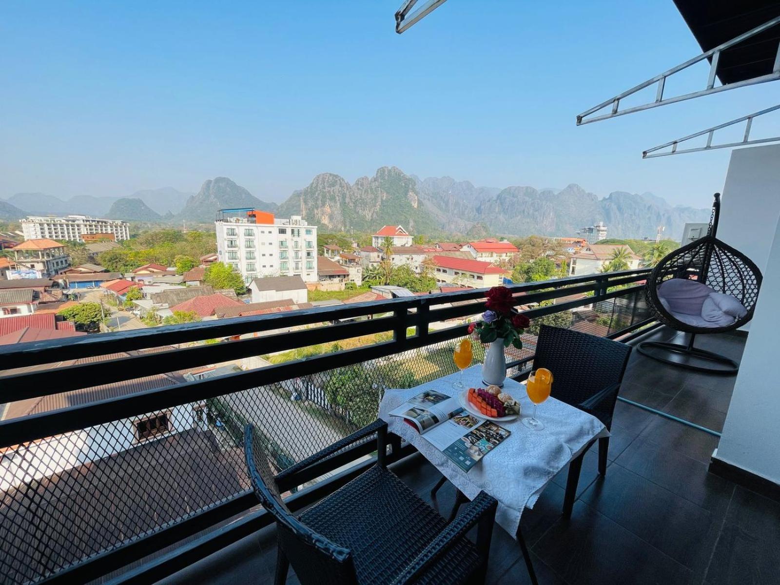 Vang Vieng Topview Hotel Eksteriør billede
